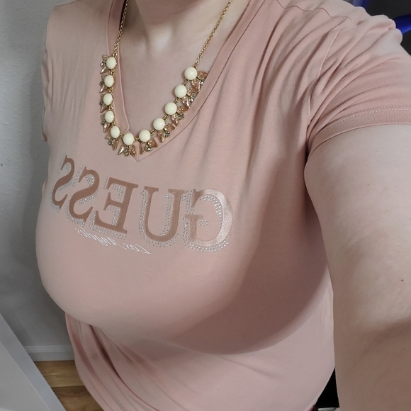 💕 J.Crew White Pink Blue Rhinestones Crystals Cluster Statement Necklace 💕 - Picture 16 of 16